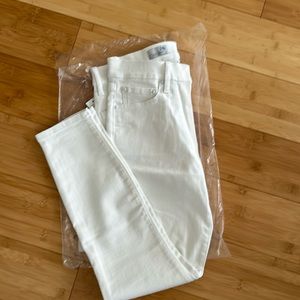 NWT Sz 28 GAP true skinny white jeans